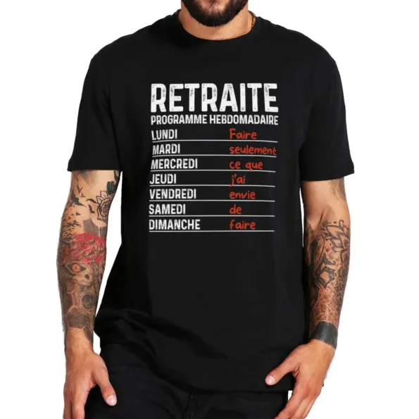 T-shirt Retraite humour