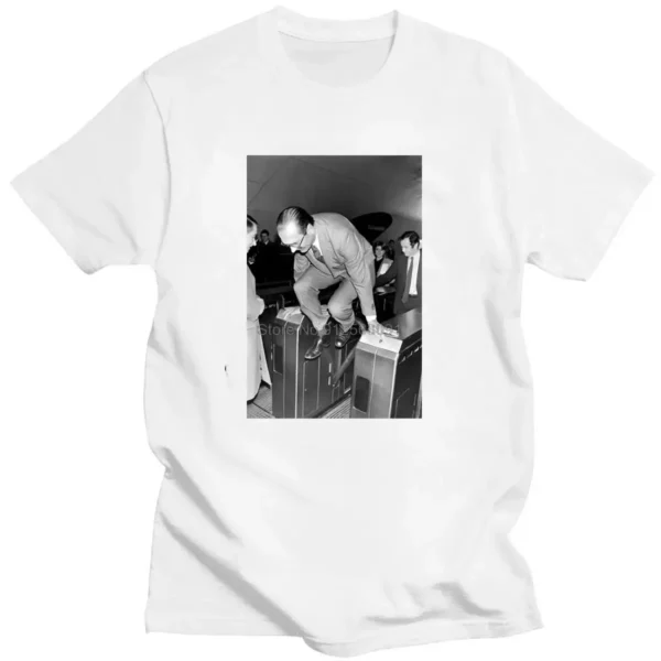 kf S96c34e27b13241bca57d88846a0e0dc2y T shirt col rond homme Estival et D contract en Coton avec Impression Amusante de Jacques