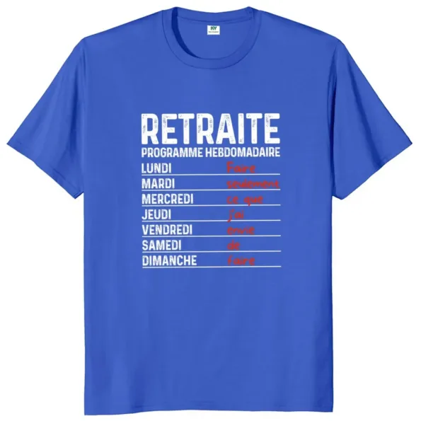 T-shirt Retraite humour