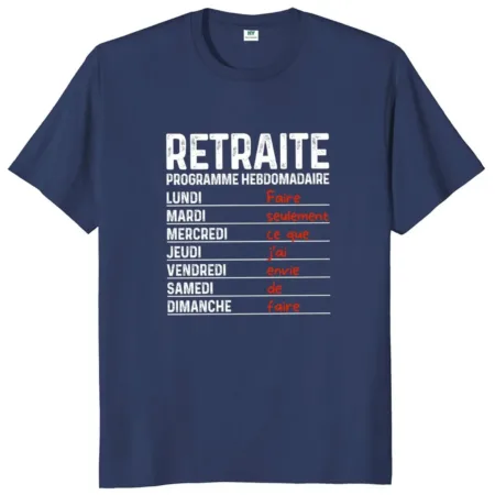 T-shirt Retraite humour