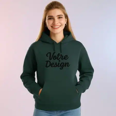 sweat brodé personnalisable texte ou logo