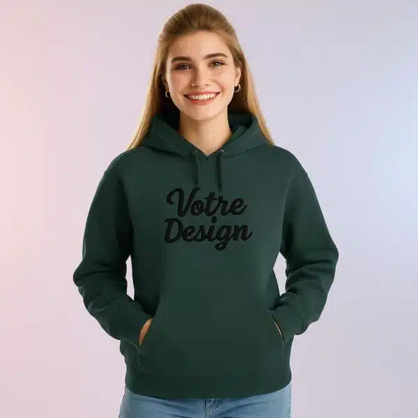 sweat brodé personnalisable texte ou logo