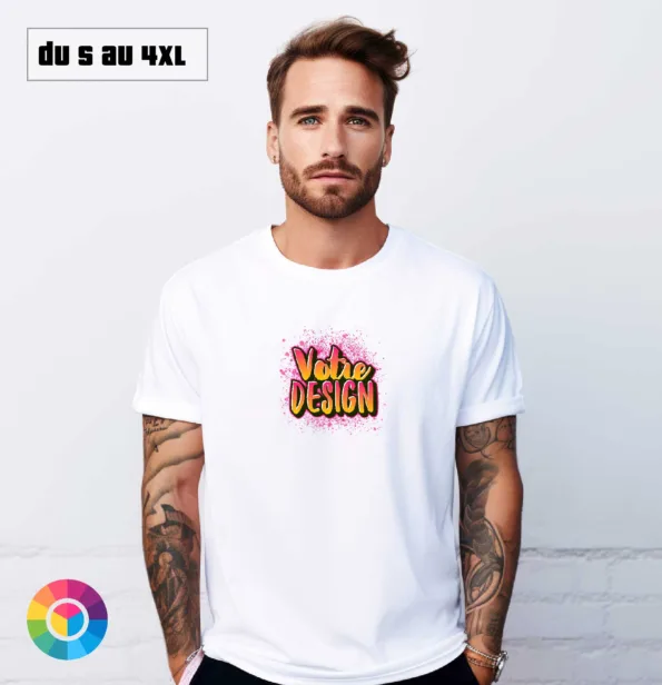 tee shirt personnalisé homme pas cher