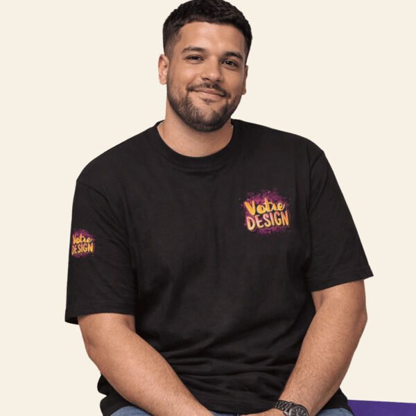 T-shirt-personnalisé-grande-taille-