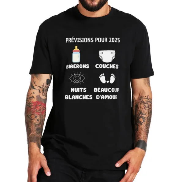 T-shirt Futur Papa 2025