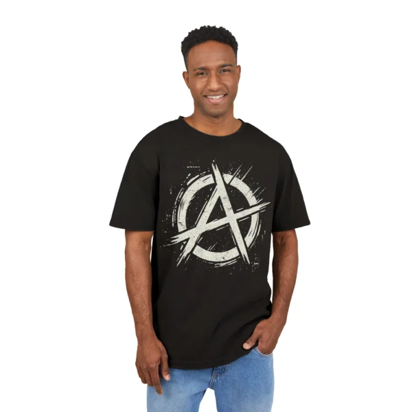 T-shirt oversize symbole anarchie oversize