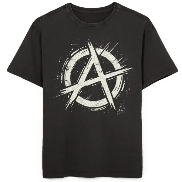 T-shirt anarchie oversize