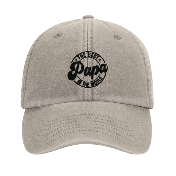 Casquette vintage Best Papa in the world