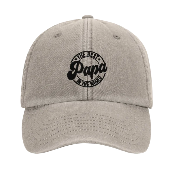 Casquette vintage Best Papa in the world