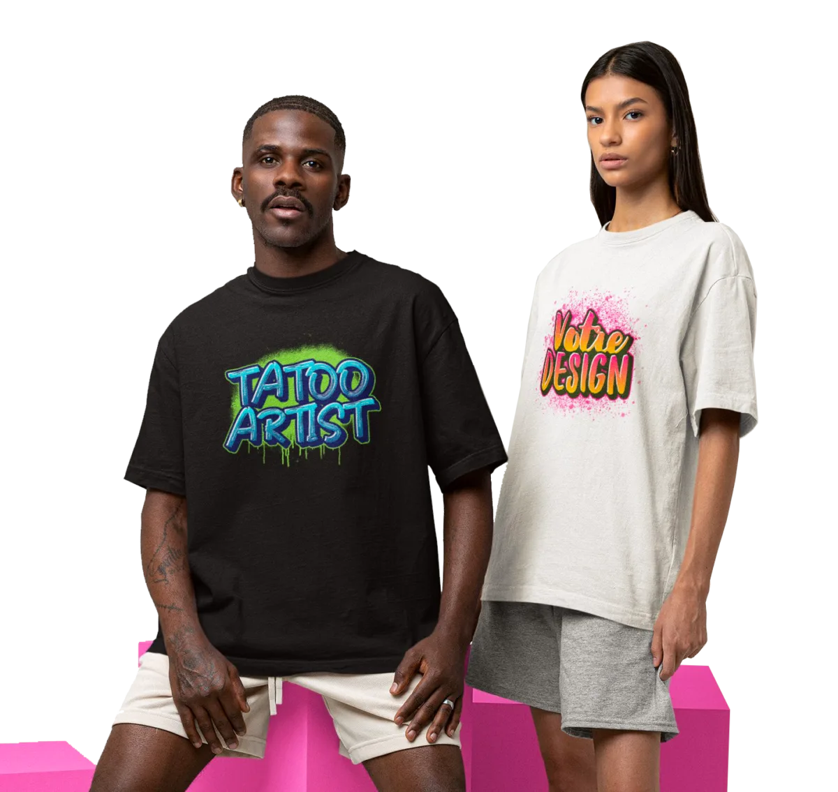 Créer son T-shirt en ligne – T-shirt Personnalisé