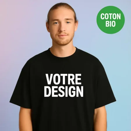 T-shirt oversize personnalisé bio premium