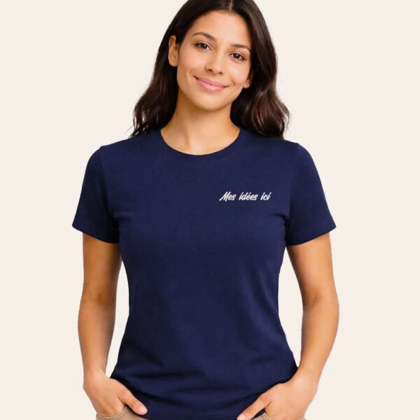 Polo brodé personnalisé unisexe bio coupe confortable