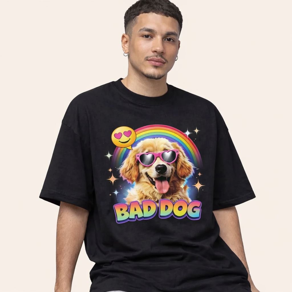t-shirt personnalisé oversize photo chien t-shirt personnalisé oversize photo chien
