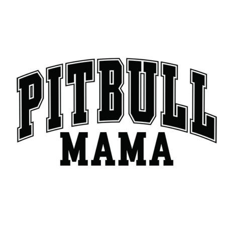 Transfert textile Pitbull Mama – 20cm