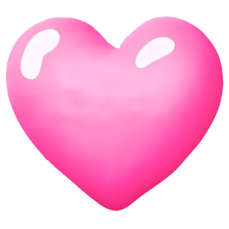 transfert thermocollant coeur rose