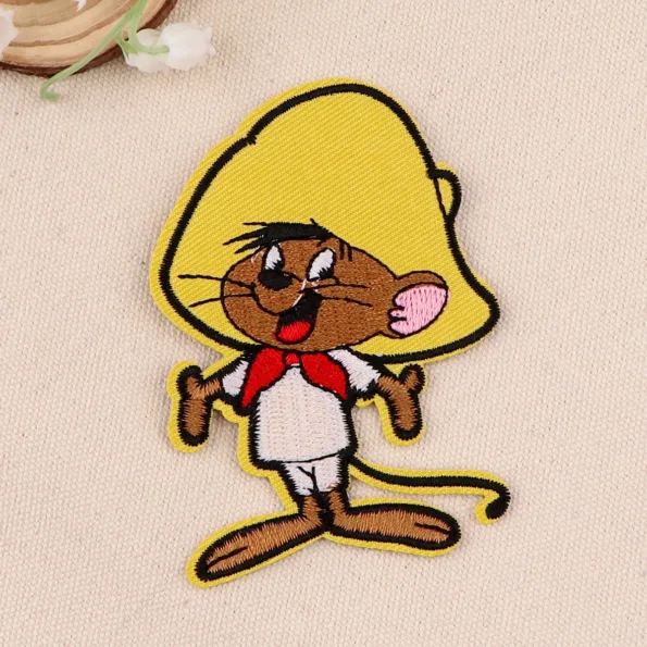 Patch brodé Speedy Gonzales – Thermocollant ou à coudre – Looney Tunes rétro