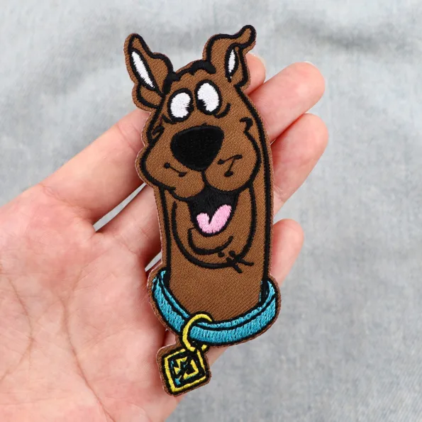 Patch brodé Scooby-Doo dessin animé années 90
