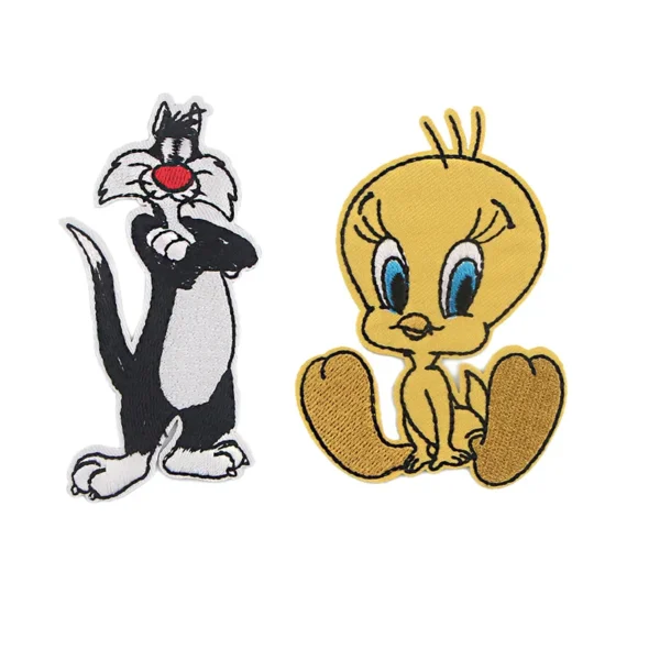 Patch brodé Titi et Grominet patch thermocollant