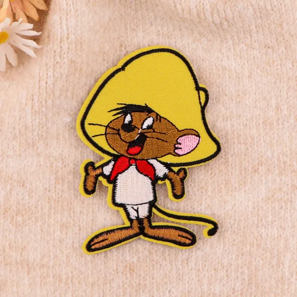 Patch brodé Speedy Gonzales – Thermocollant ou à coudre – Looney Tunes rétro