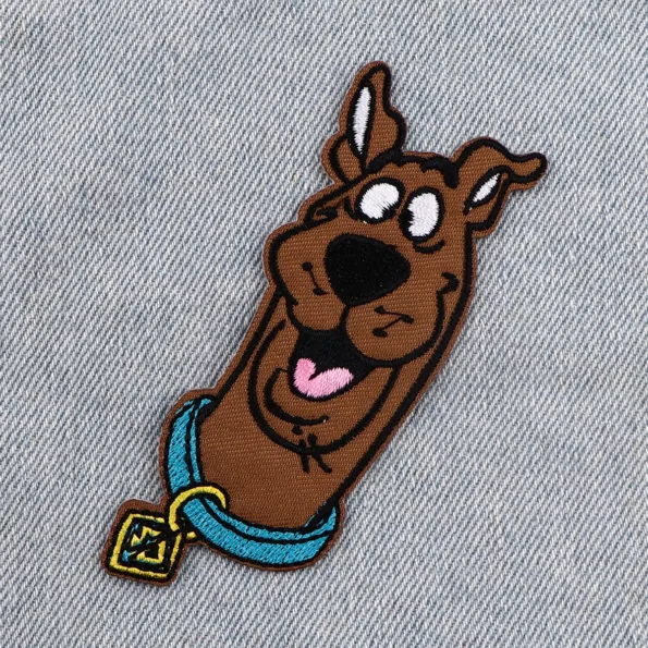 Patch brodé Scooby-Doo dessin animé années 90