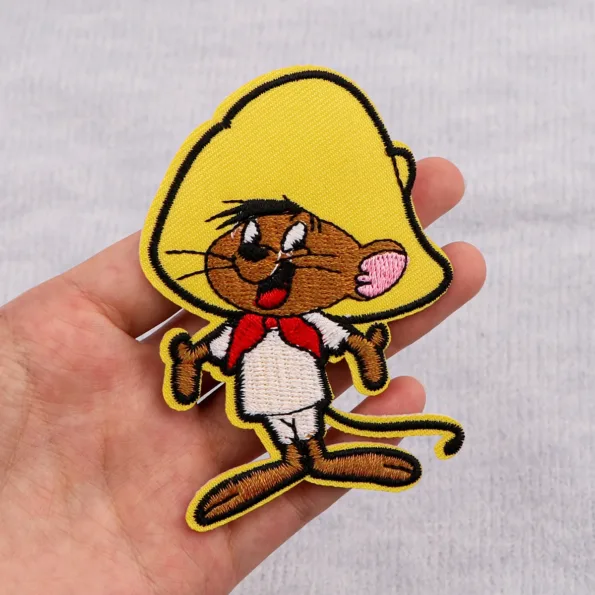 Patch brodé Speedy Gonzales – Thermocollant ou à coudre – Looney Tunes rétro