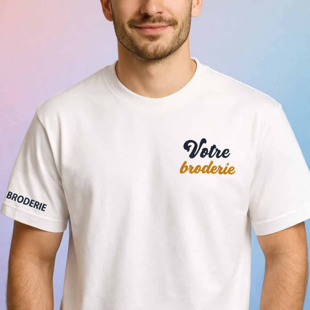 t-shirt brodé personnalisé t-shirt brodé personnalisé