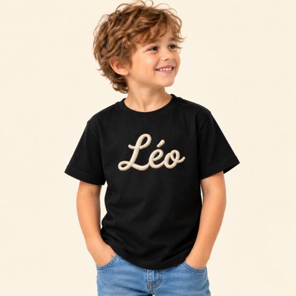 T-shirt personnalisé brodé enfant - Centre