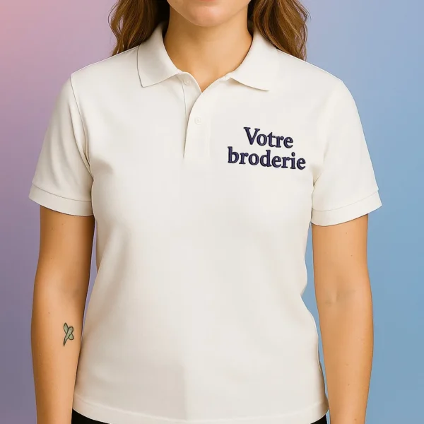 polo femme brodé personnalisé