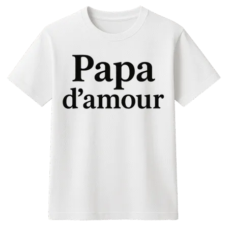 t-shirt personnalisé fete des peres