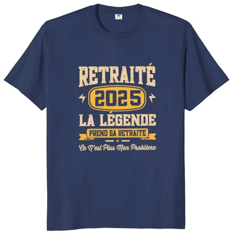 T-shirt retraite 2025