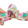 Ensemble collier et laisse pour chien personnalisé à fleurs