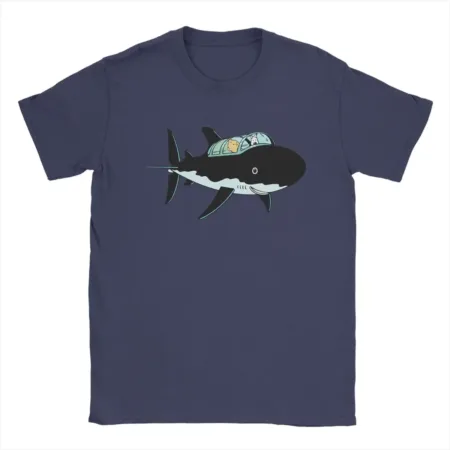 T-shirt Tintin Requin Le Trésor de Rackham le Rouge