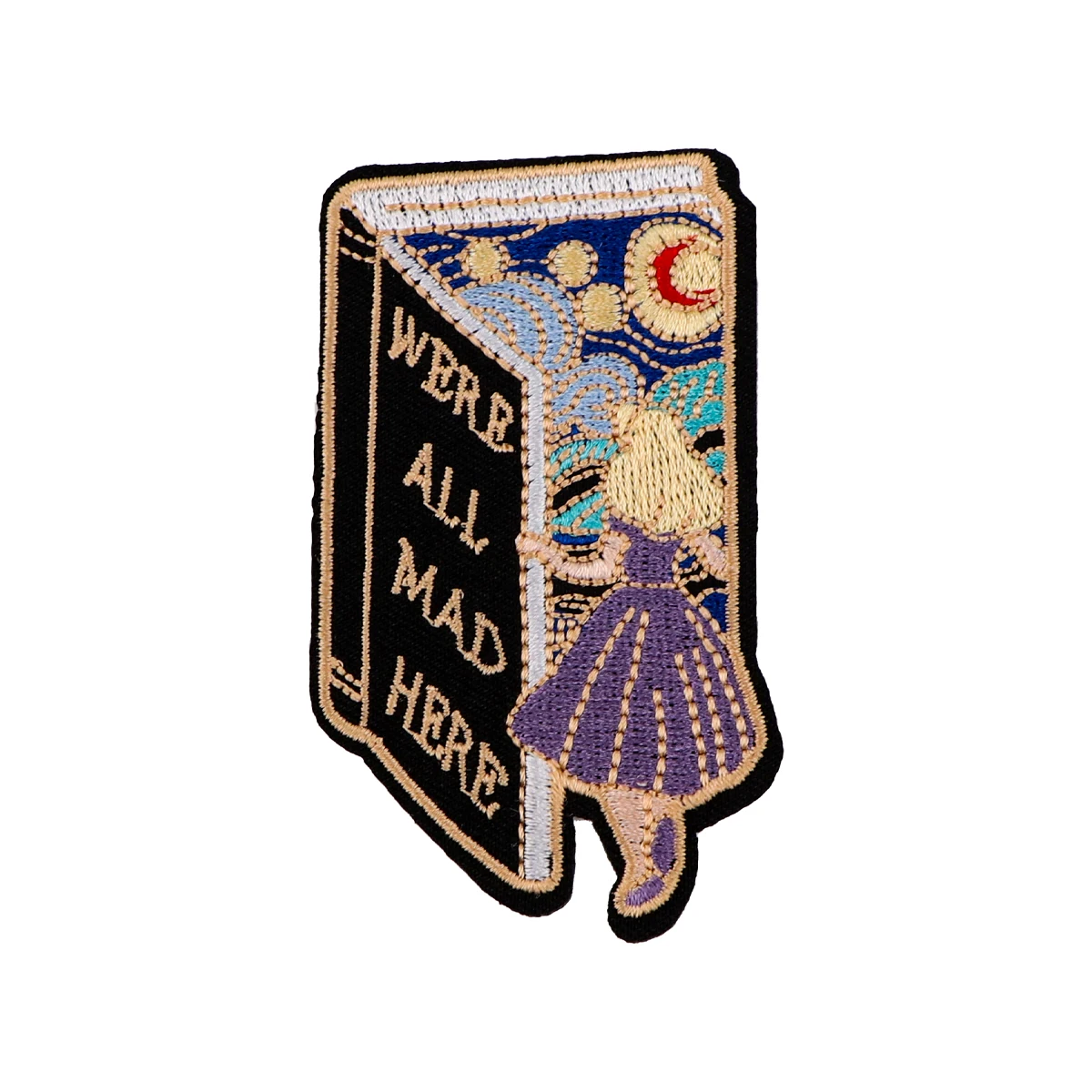 kf-S25133bc7b5e44427b035469ee9e6f87f5 Patch brodé écusson Alice au Pays des merveilles