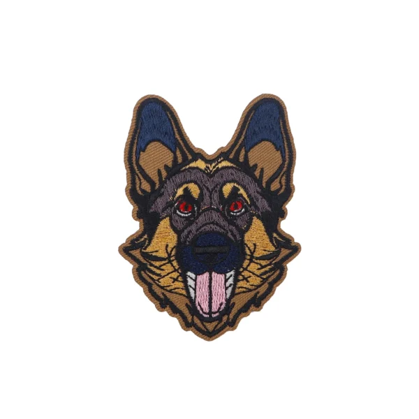Patch brodé thermocollant chien berger allemand