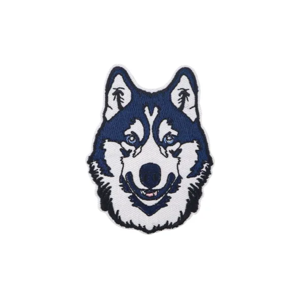 Patch brodé chien écusson husky