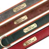 Collier de chien personnalisé en cuir PU gravé personnalisé