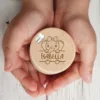 Boîte à dent de lait personnalisée en bois – Prénom gravé