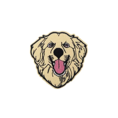 Patch brodé chien Golden Retriever