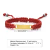 Bracelet prénom personnalisé gravé