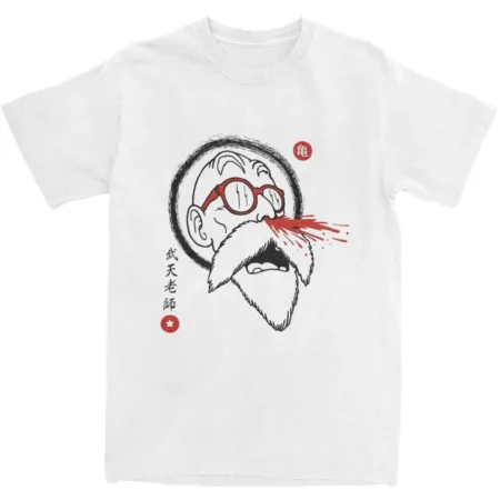 T-shirt DBZ Tortue Géniale saigne du nez
