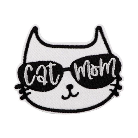 Patch brodé chat Cat Mom