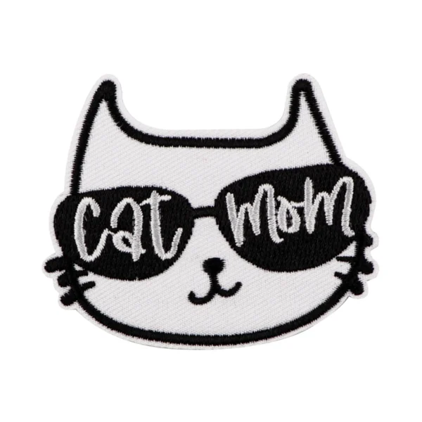 Patch brodé chat Cat Mom