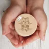 Boîte à dent de lait personnalisée en bois – Prénom gravé