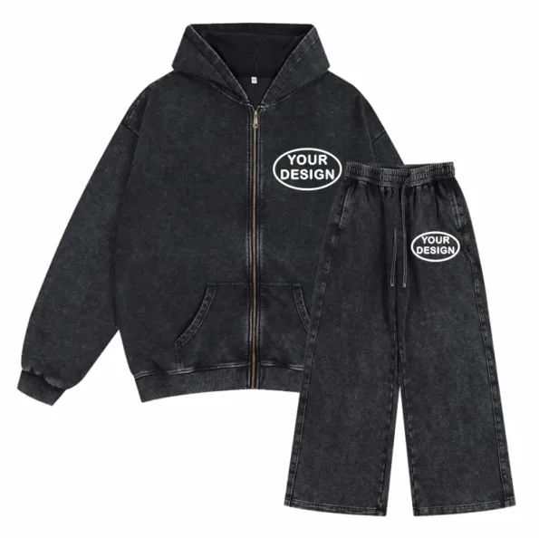 Ensemble sweat et pantalon ample personnalisé