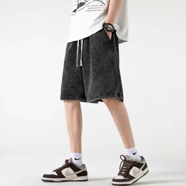 Short personnalisé délavé pour homme