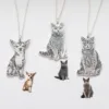 pendentif personnalisé photo avec chaîne.