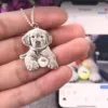 pendentif personnalisé photo avec chaîne.
