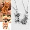 pendentif personnalisé photo avec chaîne.