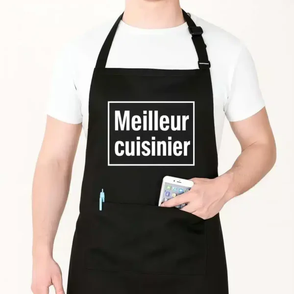 Tablier personnalisé avec poches