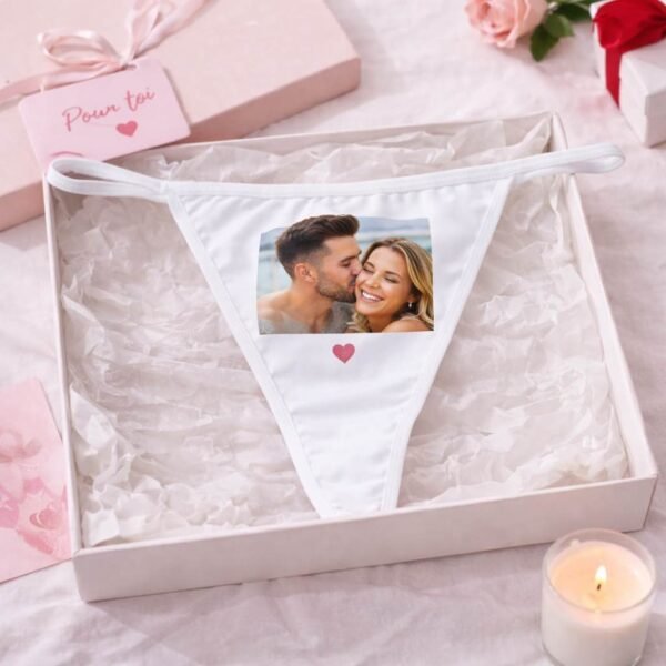 string personnalise blanc cadeau